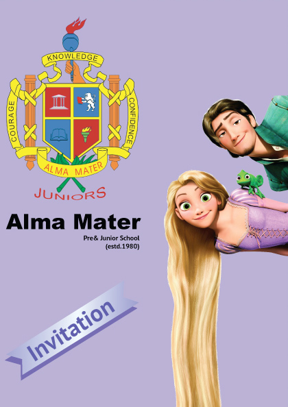 Alma Master Invitation Card