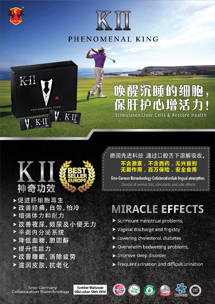 K-II Product Leaflet - Front 产品传单设计 - 前