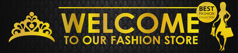 Fashion Shop Welcome Banner Design