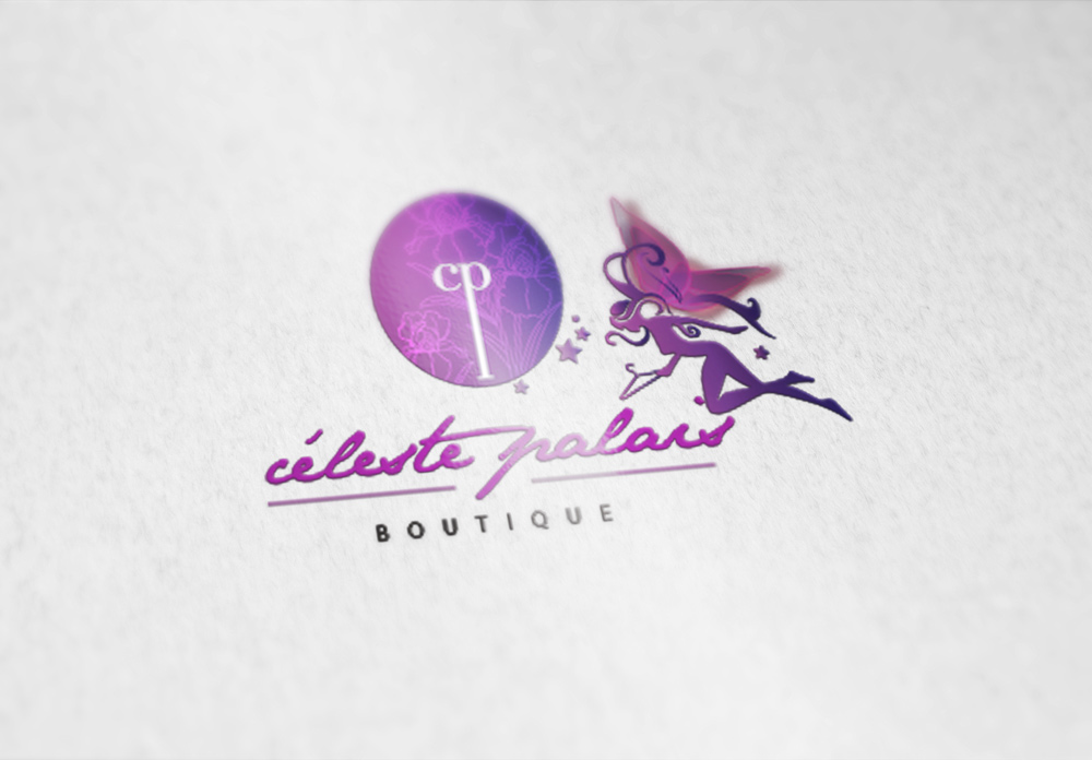 Logo Design for Celeste Palace Boutique