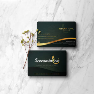 Portfolio - ScreaminOra Coffee Namecard