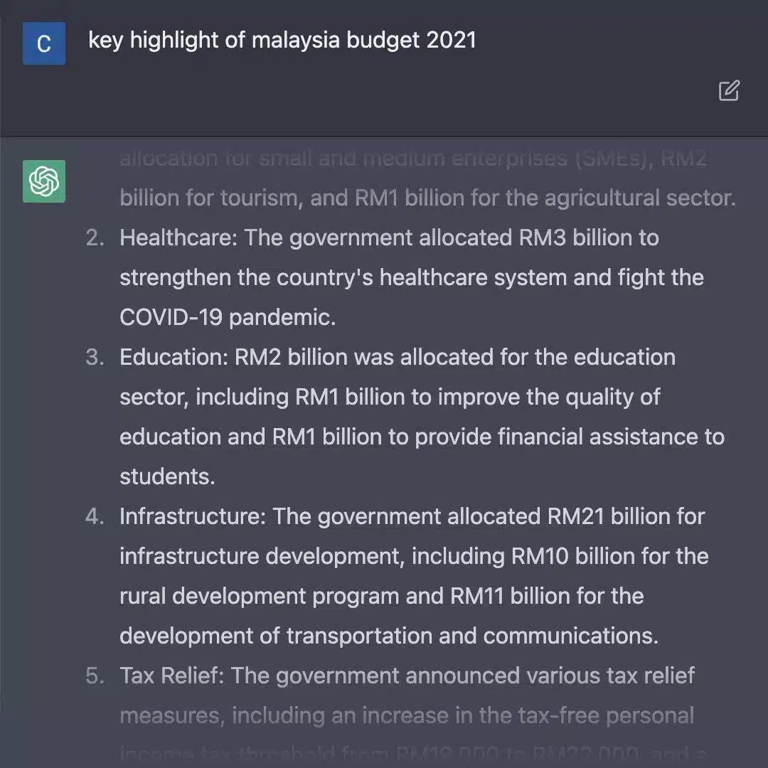 ChatGPT - Summarise
