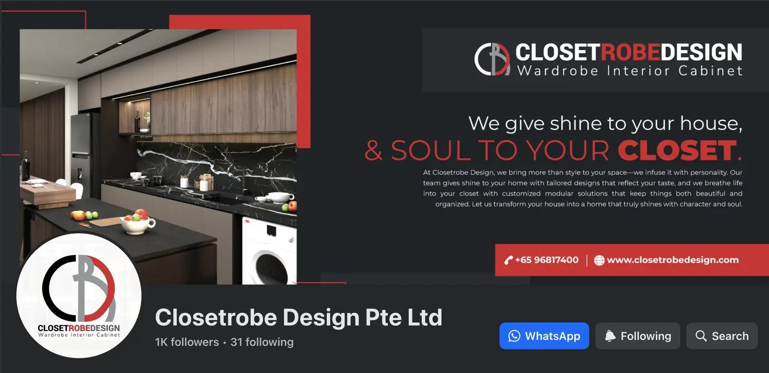 facebook visuals for Closetrobe Design https://passionindesign.com/files/closetrobe-fb.webp