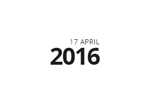 Date stamp design - emphasize year