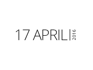 Date stamp design - emphasize day and month