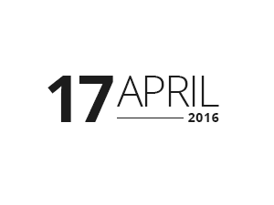 Date stamp design - emphasize day and month