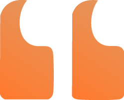 orange testimonial icon