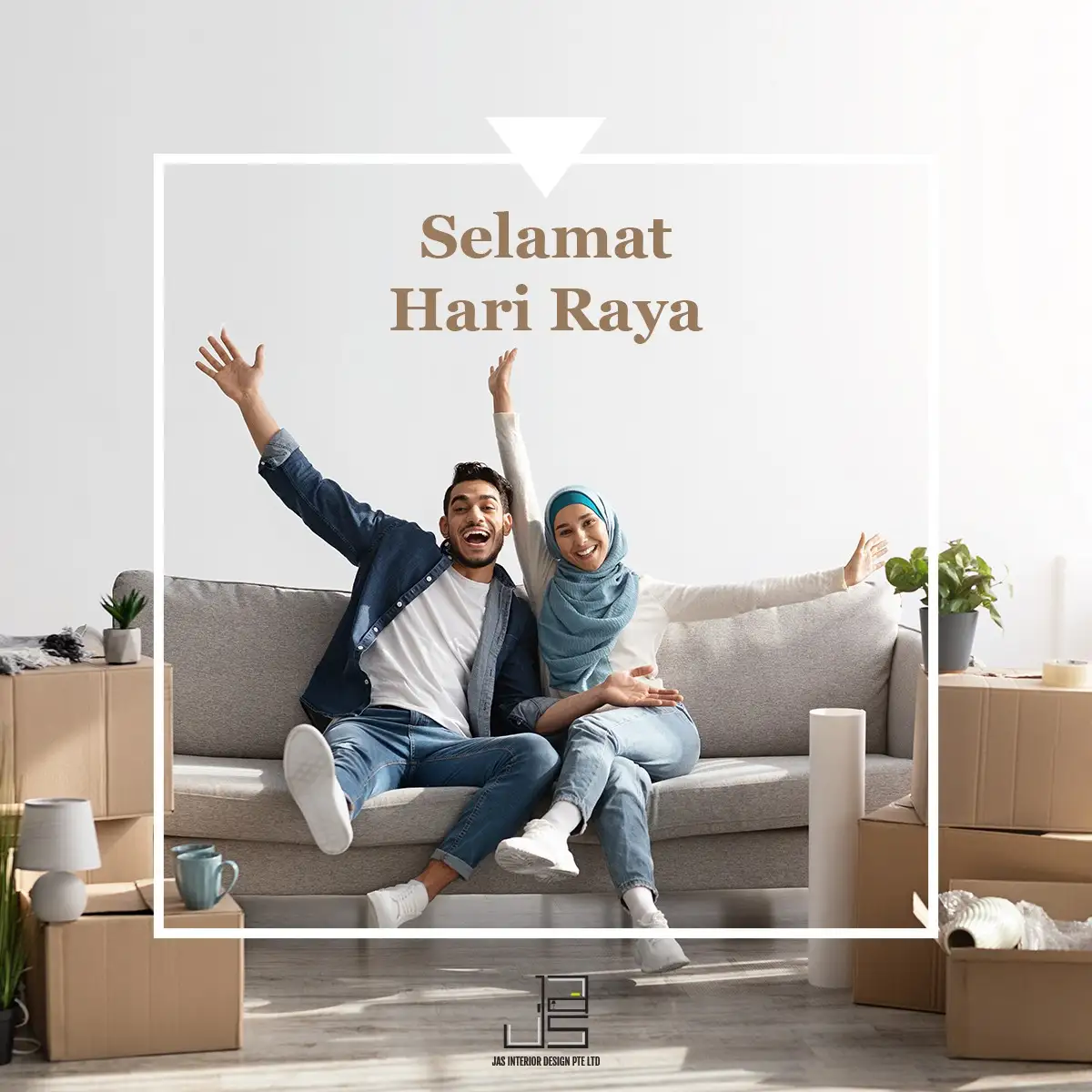 JAS Interior Design Facebook Post Design - Selamat Hari Raya