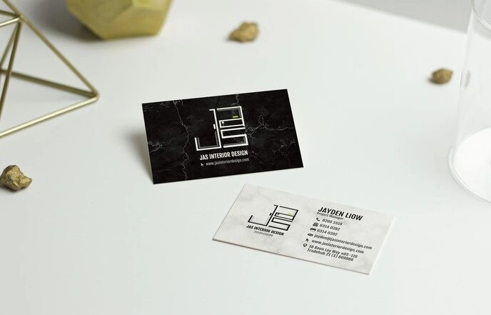 portfolio JAS Interior Design name card design portfolio JAS Interior Design name card design